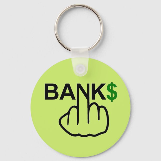 Porte-clés Les banques porte - clés corrompues (Recto)