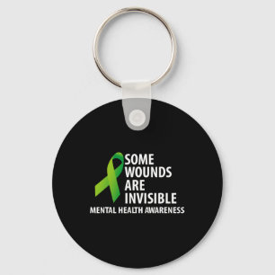 Porte-clés Les blessures sont invisibles Mois de sensibilisat