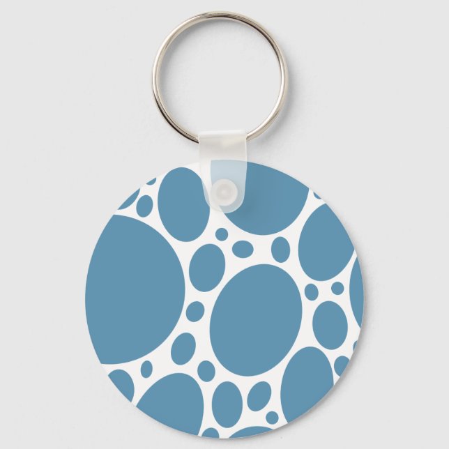 Porte-clés Les bulles de Denim Bule (Recto)