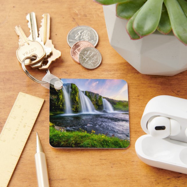 Porte-clés Les cascades | Kirkjufellsfoss, Islande (Bureau)