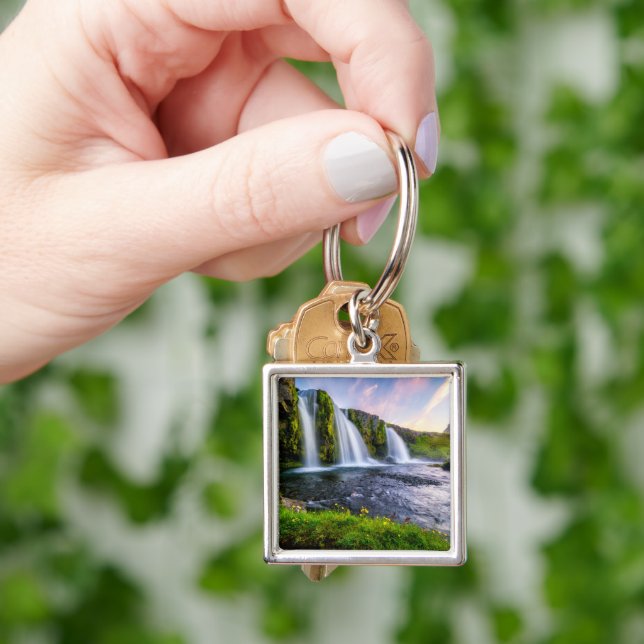 Porte-clés Les cascades | Kirkjufellsfoss, Islande (main)