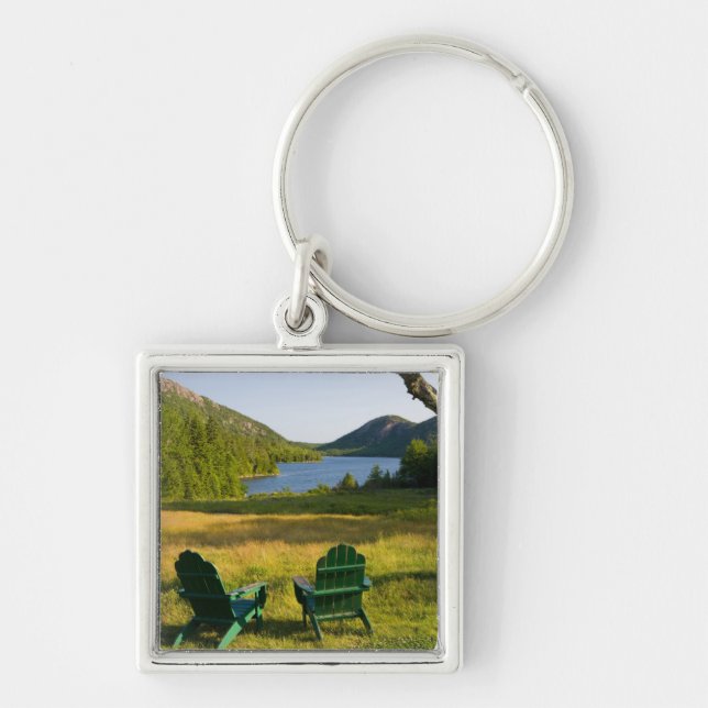 Porte-clés Les chaises Adirondack sur la pelouse du Jourdain (Devant)