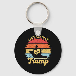 Porte-clés Les chats contre Trump et les élections anti-Trump