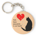 Les chats laissent des empreintes de pattes dans n