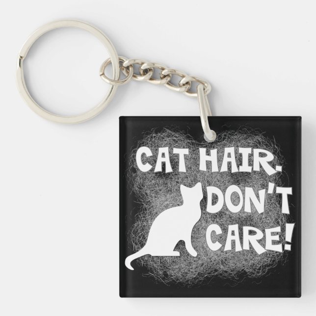Porte-clés Les cheveux de chat, ne s'inquiètent pas ! Porte - (Devant)