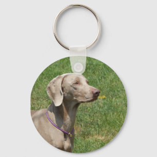 Porte-clés Les chiens guérissent nos vies - Weimaraner