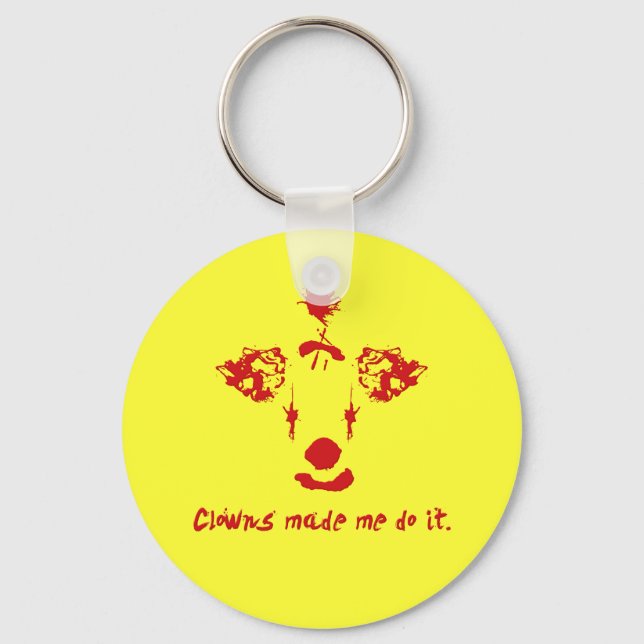 Porte-clés Les Clowns M'Ont Fait Le Faire (Recto)
