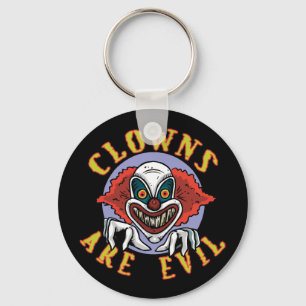 Porte-clés Les clowns sont porte - clé mauvais