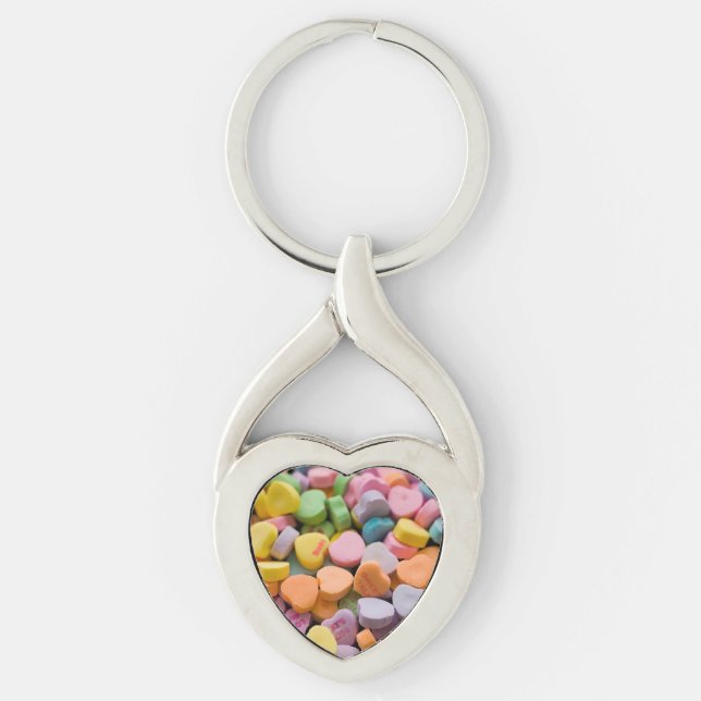 PORTE-CLÉS LES COEURS DE LA BOUGIE DE VALENTINE (Devant)