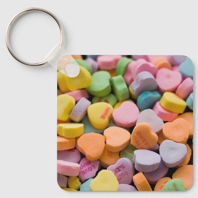 PORTE-CLÉS LES COEURS DE LA BOUGIE DE VALENTINE (Recto)