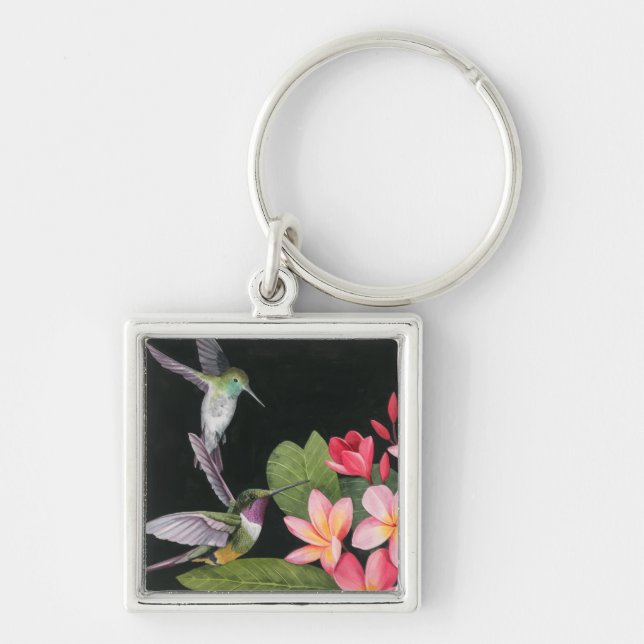 Porte-clés Les colibris de la Plumeria (Devant)