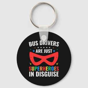 Porte-clés Les conducteurs de bus scolaires sont juste des su