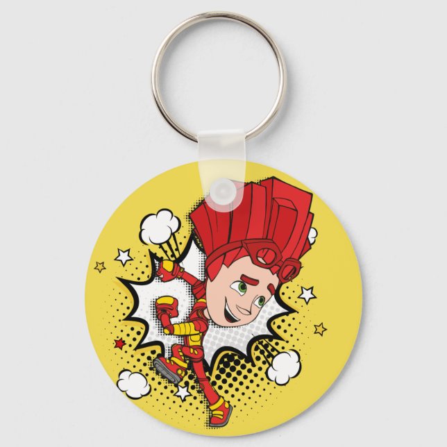 Porte-clés Les correctifs | Comics fixes - Feu (Recto)