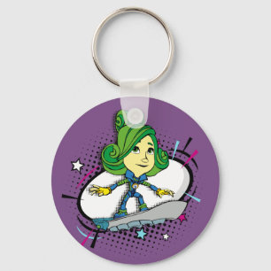 Porte-clés Les correctifs   Fixie Comics- Verda sur son table