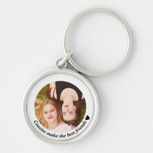 Porte-clés Les cousins font la meilleure photo d'amis
