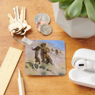 Porte-clés Les cow-boys militaires vintages, le scout de Remi