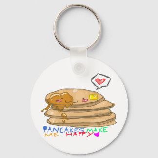Porte-clés les crêpes me rendent heureux porte - clé