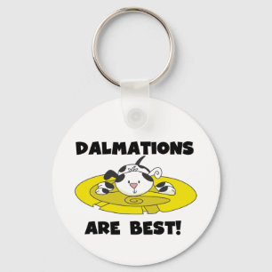 Porte-clés Les Dalmations sont les meilleurs t-shirts et cade