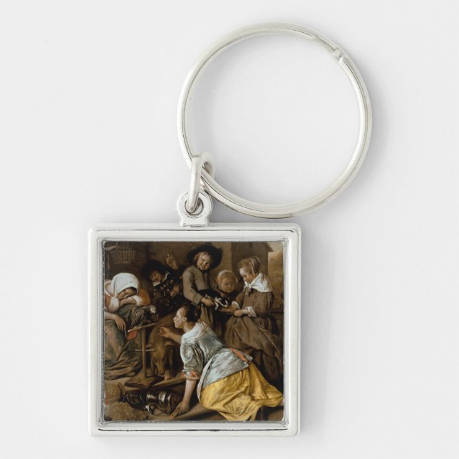 Porte-clés Les effets de l'intempérance, c.1663-65 (Devant)