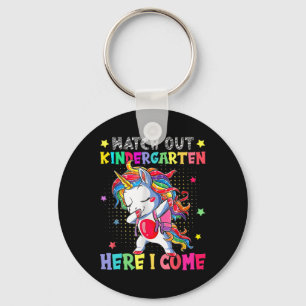 Porte-clés Les enfants s'attendent à la maternelle, me voici 