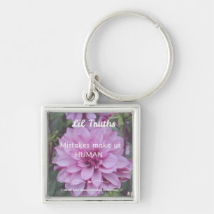 Porte-clés Les erreurs font de nous humains Dahlia Bloom Phot