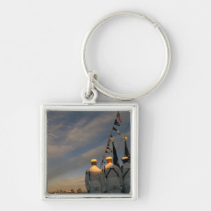 Porte-clés Les Etats-Unis, Massachusettes, Boston. Couleur de