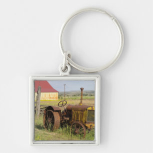 Porte-clés Les Etats-Unis, Orégon, Shaniko. Tracteur vintage