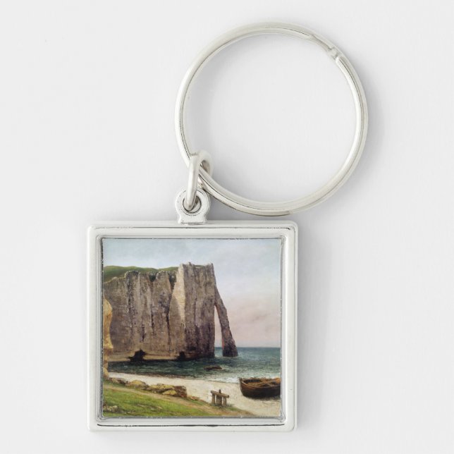 Porte-clés Les falaises chez Etretat, 1869 (Devant)