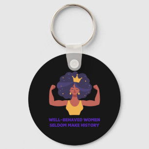 Porte-clés Les Femmes Bien Comportées Font Rarement Sticker H
