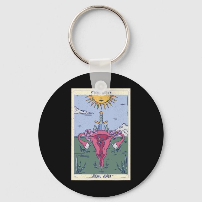 Porte-clés Les femmes du monde fort (Recto)