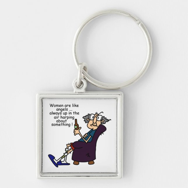 Porte-clés Les Femmes Sont Comme Des Anges (Devant)