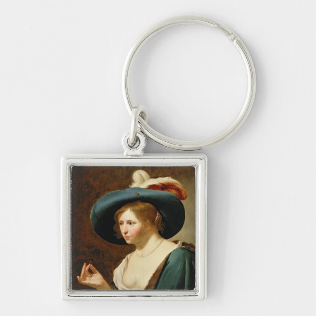 Porte-clés Les fiançailles : La jeune mariée, c.1630 (Devant)