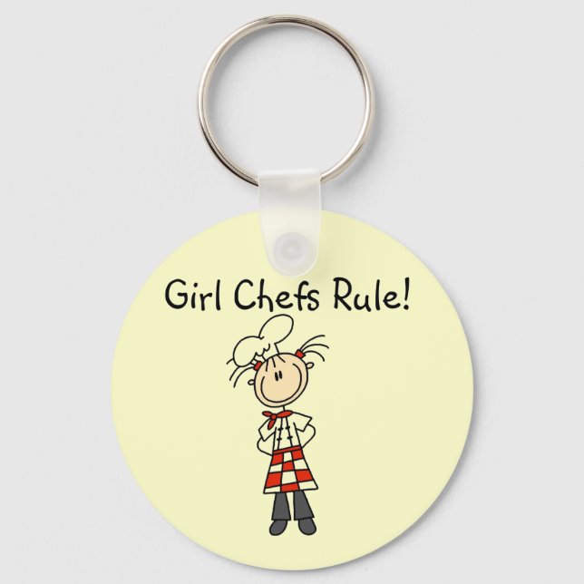 Porte-clés Les filles chefs règnent (Recto)