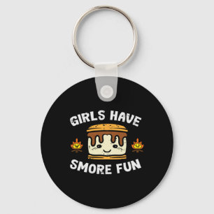Porte-clés Les filles de camping ont plus de plaisir Smore Fi