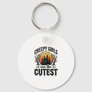 Porte-clés Les Filles Effrayantes Sont Le Plus Mignon Design