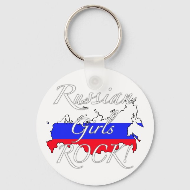 Porte-clés Les filles russes Rock ! (Recto)