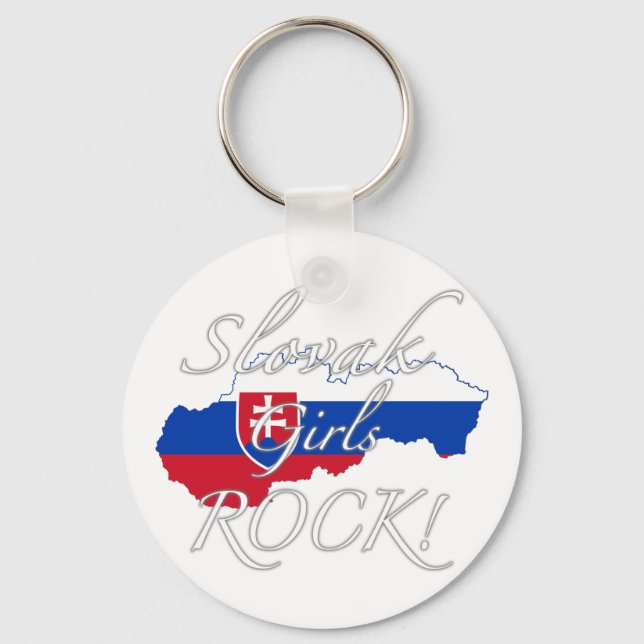 Porte-clés Les filles slovaques Rock ! (Recto)