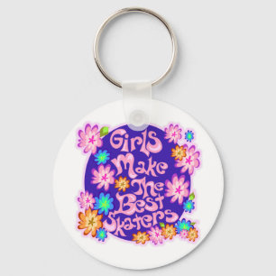 Porte-clés Les filles sont les meilleures patineuses !