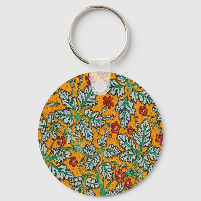 Porte-clés Les fleurs jaunes de Betty (Recto)