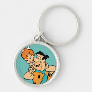 Porte-clés Les Flintstones   Fred et Flintstone de cailloux