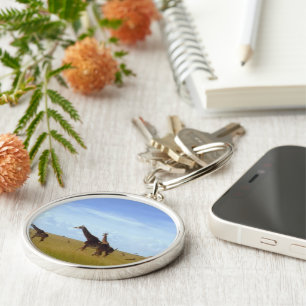 Porte-clés Les Giraffes du Parc National de Nairobi