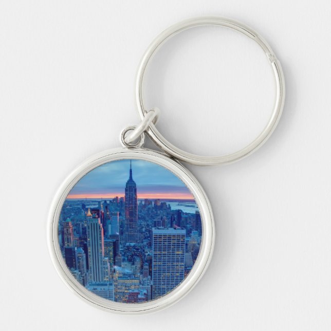 Porte-clés Les gratte-ciel de Manhattan sont allumés (Devant)