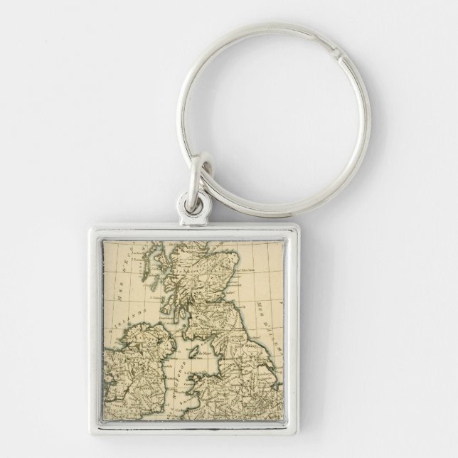 Porte-clés Les îles britanniques (Devant)