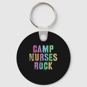 Porte-clés Les infirmières de camp font du rock Équipe médica