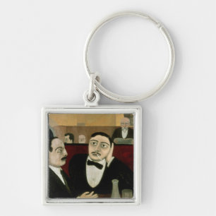 Porte-clés Les intellectuels au café Rotonde, 1916