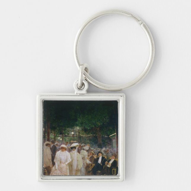 Porte-clés Les jardins de Paris, ou les beautés du (Devant)