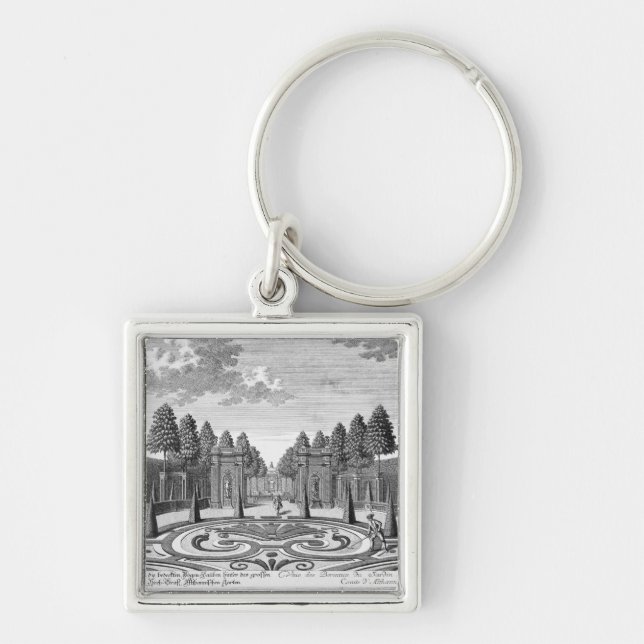 Porte-clés Les jardins du compte Althan, Vienne, de 'Vorstel (Devant)