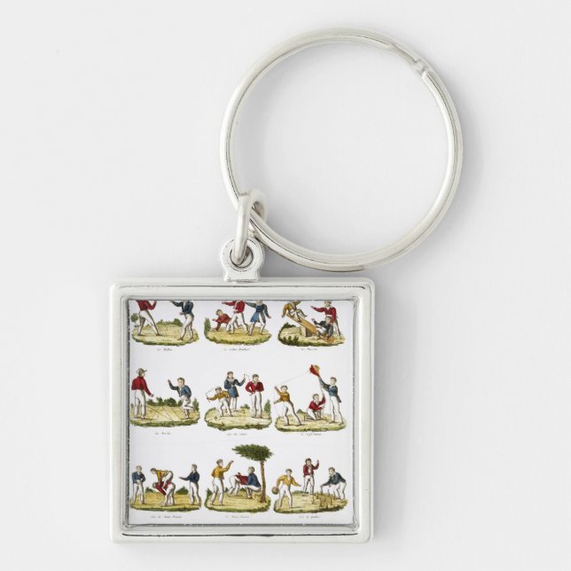 Porte-clés Les jeux des enfants, 1810 (Devant)