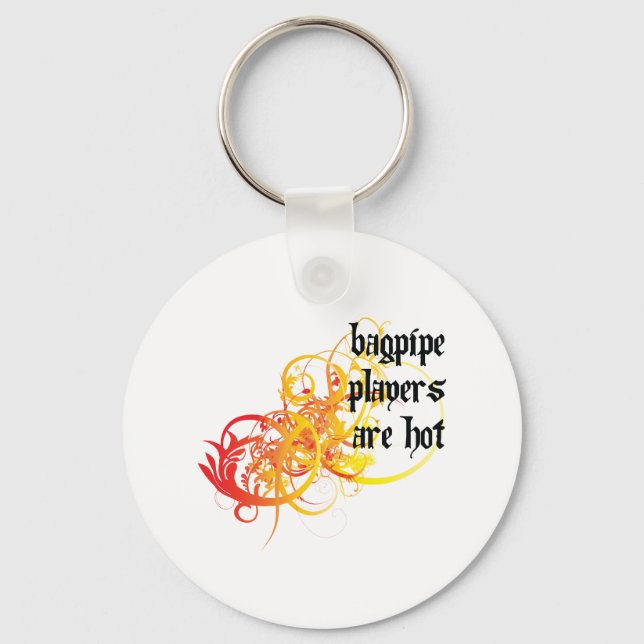 Porte-clés Les Joueurs De Bagpipe Sont Chauds (Recto)