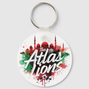 Porte-clés Les Lions de l'Atlas - le surnom du Maroc